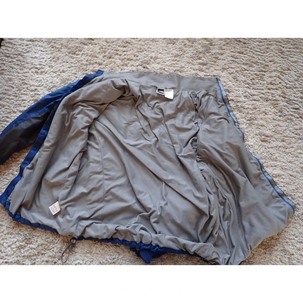 The North Face Windbreaker Jacket Mens XL Blue Excellent Packable Stow Pocket